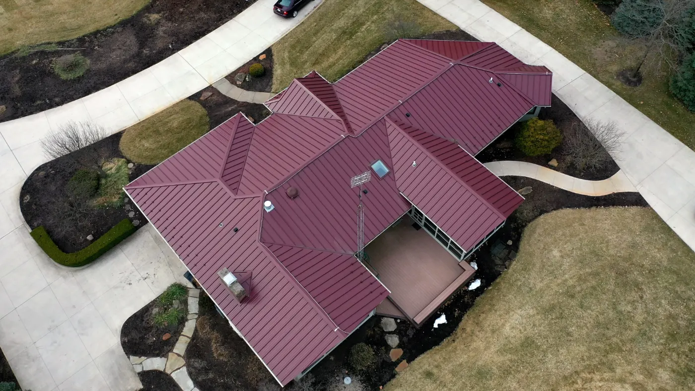Commercial roof inspection documented in Milford