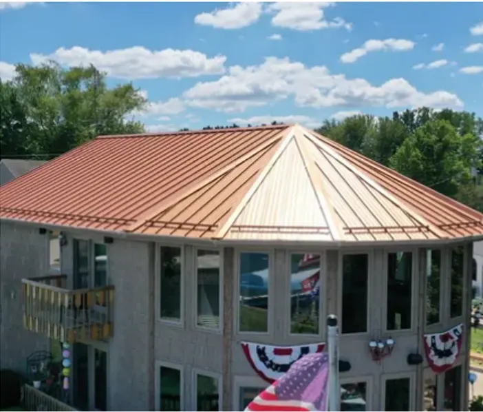 Flashing and seam work in Milford